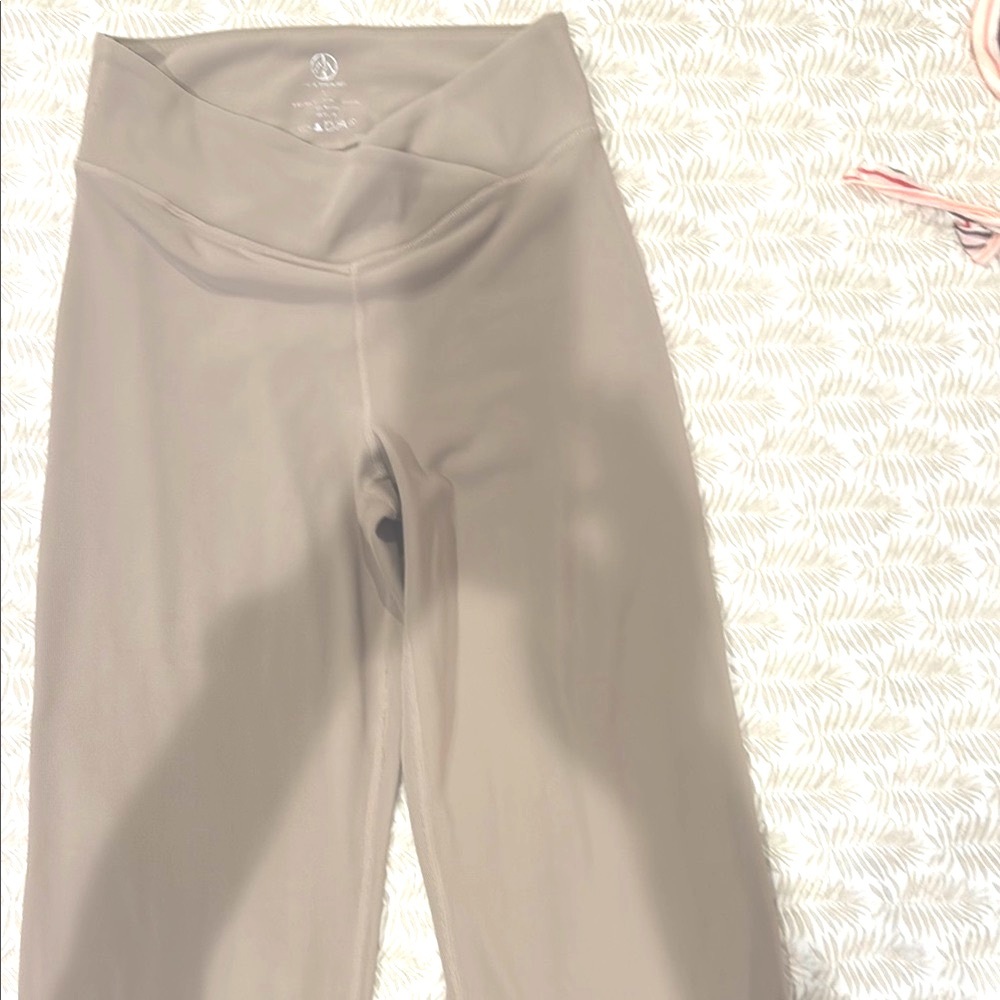Move Theology Yoga Women's Taupe Pants